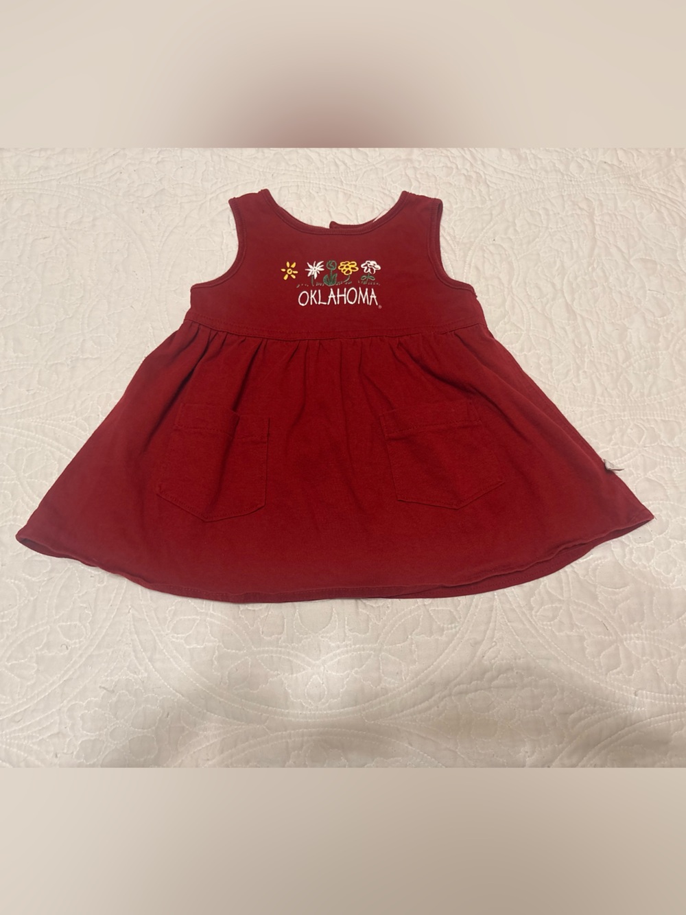 Vintage 80s/90s Third Street Sportswear The Kids Company Oklahoma Jumper Dress